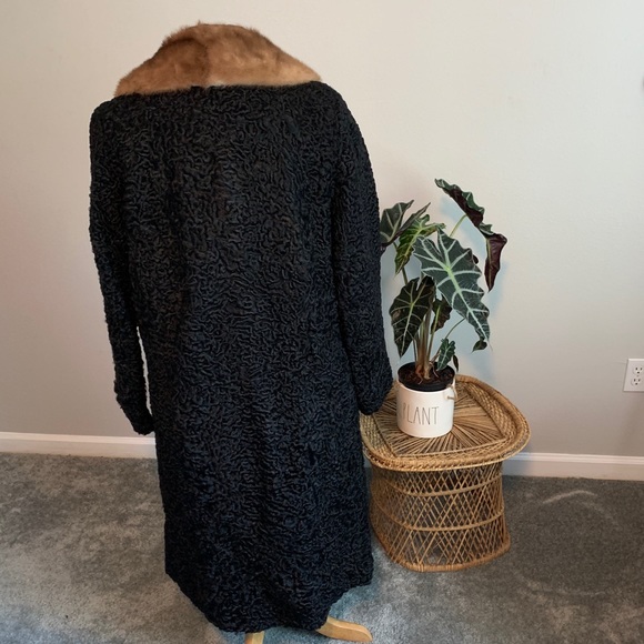 Persian lamb and mink fur coat - Picture 6 of 9